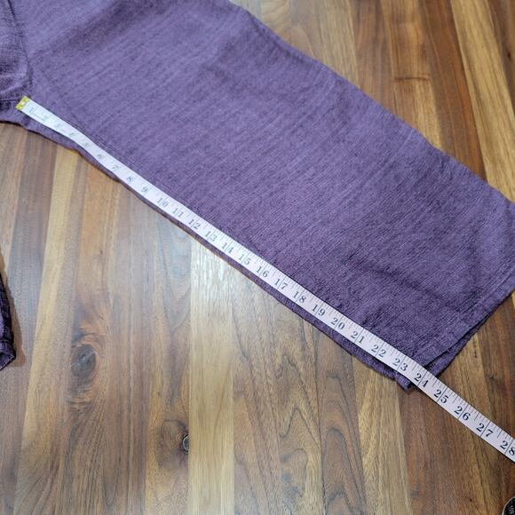 Flax Floods Linen Pull On Elastic Waist Pants Size P (4-6) - Picture 6 of 12